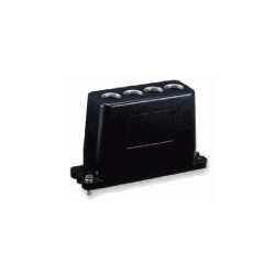 Capot 24B, Aluminium moulé sous pression, IP68/IP69K, Sortie verticale, M25